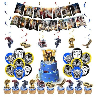 Birthday Party Supplies - Decorations, Balloons, Cake Ornaments, Banners, and Spiral Ornaments