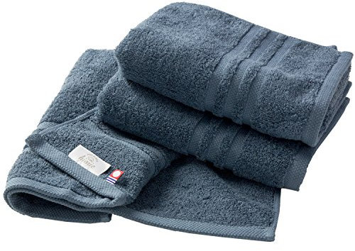 HIORIE Imabari Handtuch 3 Stück Handtuch Set Japanische Handtücher Modern Handtuch Wolke Blau