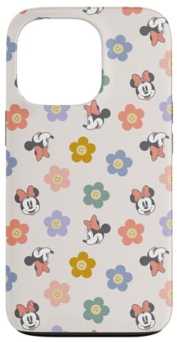 iPhone 13 Pro Disney Minnie Mouse Springtime Flowers and Happy Smiles Case