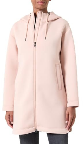 Geox W Sweater Long+Hood Felpa, Cameo Rose, S Donna