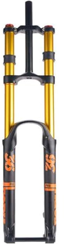 NBTRXWAFR 200Mm Federweg MTB Luft-Federgabel, 27,5/29In Mountainbike Federgabel 15 * 110Mm Achse Doppelte Schultergabel Fahrrad Federgabel,Orange,29inch