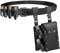 EpicCos 3 PCs Medieval Alchemy Belt Waist Pack Combo mit Mehreren Trank Flaschen, Wikinger Niet Gürtel Seitentasche für Cosplay (Schwarz D)