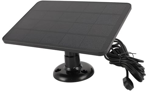 Panneau Solaire Sonew 4W 5V, pour Arlo Pro 4 Ultra 2 Pro 3 Ultra Pro 5S Pro 3 avec Charge à Haute efficacité, Alimentation Stable pour Sonnettes, Caméras, Utilisation Intérieure