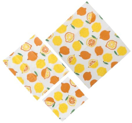 Beaupretty 3pcs Bienenwachs Blätter Natürliche Bienenwachs Tuch Reusable Wraps Frisch-halten Tuch