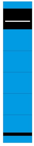 50 Stück Blau Rückenschilder Ordner Ordnerrücken Selbstklebend Ordner Etiketten Schmal Ordner Rückenschilder Selbstklebend Ordnerrücken Aufkleber zum Bedrucken für 5 cm Schmal Ordner 3.6 * 19cm