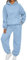 Damen Trainingsanzug Set Jogger Sweatshirts Casual Pullover Activewear Einfarbig Hausanzug Zweiteiler Damen Sportanzug Sportkleidung Frauen Set Blitzangebote des Tages Aktuell(3-Sky Blue,XXL)