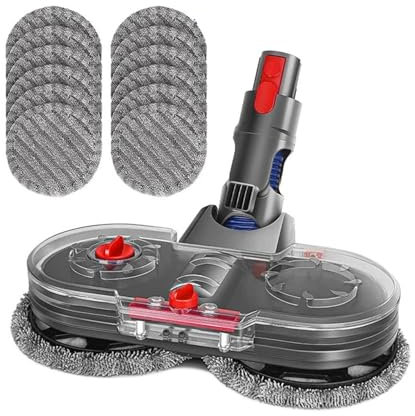 XEBRAD For Dyson, for V7 V8 V10 V11 V15 Vacuum Cleaner Electric Mop Head Brush With Water Tank Detachable Cloth Mop Accessories Spare Parts robot mop cloth(Mop Head Set)