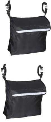 Healeved 2 Stück Rollstuhl Aufbewahrungs Hängetasche Elektro Rollstuhl Tragetaschen Motorisierter Rollstuhl Hängende Armlehnen Tasche Rollstuhl Tasche Mit Tasche Rollstuhl