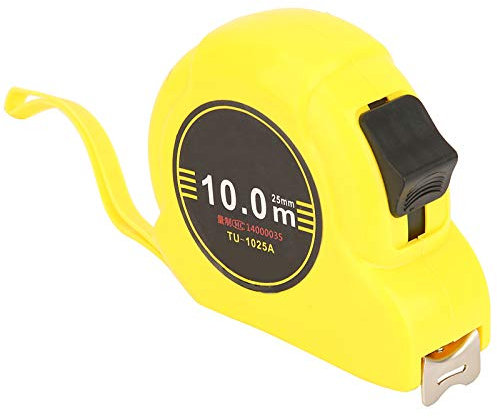 TU-1025A 10 M Langes Maßband aus Kohlenstoffstahl – Langlebiges und Genaues Messwerkzeug für Heim-, Bau- und Heimwerkerprojekte
