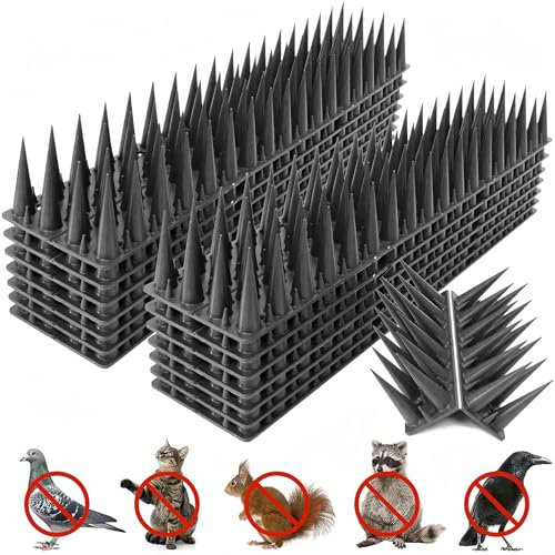 20 picos antipalomas, 6 m, ahuyentador de pájaros, palomas, gatos, huertos, pájaros, etc