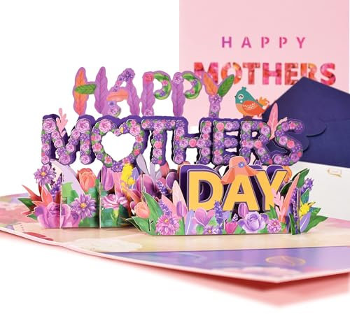 Muttertag Karte Mothers Day Card Muttertagsgeschenk 3D Pop Up Karte, Lustig Karte für Mama, Geschenk Mama Muttertag Grußkarte