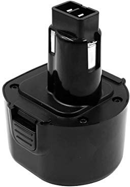 2500mAh Rechargeable NiMh Battery 9.6V Replacement for Black & Decker Tools - Compatible with BTP1056, A9251, PS120, PS310, PS3350, CD9600, PS3300, DE9036, DW9061