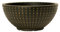 shopior Hobnail Plant Pot Bowl – 7L Large Round Plastic Planter – Weatherproof Decorative Flower Pot for Indoor Outdoor Garden Patio Balcony Herb Plants - 30cm (12 Inch) (Black Bronze-30cm, Pack 1)