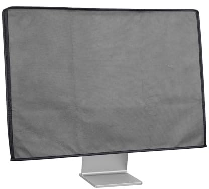 kwmobile Cubierta Compatible con Samsung Smart Monitor 32 (M8 / M7 / M5) - Funda Protectora para Pantalla Antipolvo - Protector Gris Claro
