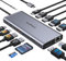 USB C Docking Station Dual HDMI,14 in 1 Laptop Dockingstation Triple Display 10Gbps USB-C Hub mit 2 * 4K HDMI,DP/Displayport,Ethernet,4*USB,2*USBC Data,100W PD,SD/TF,Audio für Dell HP Lenovo