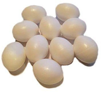 Fauna Birdproducts Kunststoffeier Nesteier aus Kunststoff für Tauben 8 Stück