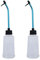 Beufee Botella de Recarga de llenado de Combustible Nitro RC de 2 Piezas, 250 ml de Combustible de Combustible de Combustible del Motor con Paja de aleación de Aluminio para Auto Modelo