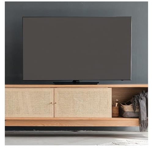 Universal TV protective cover, TV cover, 32-75 inch TV cover, protective cover for TV, TV dust cover made of fabric, for TV and monitor 32 to 75 inches, elastic(Nero,75in)