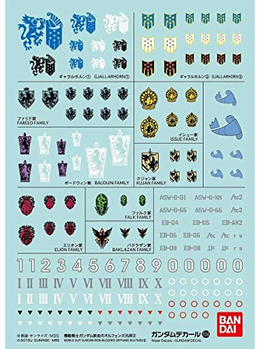 Bandai Gundam - Gundam Decal 104 Mobile Suit Gundam Iron-Blooded Orphans MULTIUSE 2