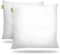 Beautissu Allergiker Kopfkissen 80x80 cm 2er Set – Mikrofaser Steppkissen 800g Weiche Füllung – 60° Waschbares Schlafkissen Oeko-TEX – Kissen 80x80 Pillow 80x80 – Sofa Deko Kissen Bett BeauNuit UK