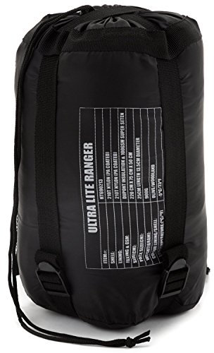 Matthias Kranz Army Schlafsack Ultra-Lite Ranger BW Bundeswehr Commando KSK in Verschiedenen Farben (Schwarz)