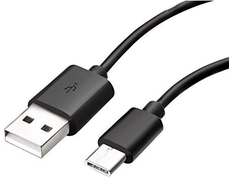 3M Meter Black USB C Cable Type C Fast Charger Charging Data Compatible For Huawei P Smart Z, Samsung Galaxy A20e, A50, A70, Google Pixel 2 3 3a,OnePlus 7 Pro,Xperia L3,Moto G7 Power (3M, Black)