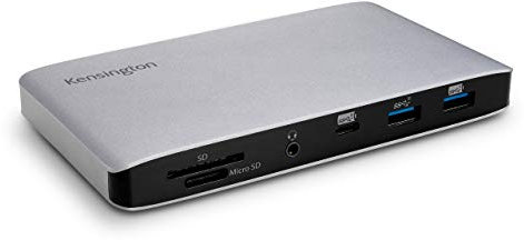Kensington SD2500T Thunderbolt 3 and USB-C Docking Station for Windows, MacBooks, and Surface; Dual 4K, 60W PD (K36400NA)