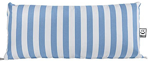 HAPPERS Palettenkissen Toldotex Rückenlehne 120x45x20 Himmelblau Gestreift