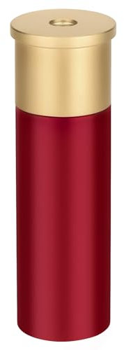 Aufew Mini Pillendose, langlebiger Pillenhalter aus Metall, tragbare taktische Pillendose, wasserdichter EDC Vitaminbehälter für Reisen, Outdoor, täglichen Gebrauch (Rot)