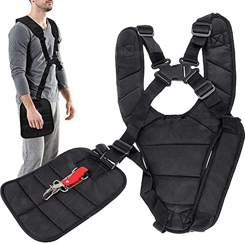Generic B4FS Seat Belt Comfortable Double Chest Shoulder Trimmer Strap for Brush Cutter, Acrylic