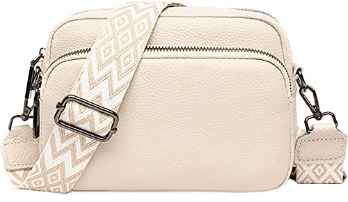EINYNIUER Bolsos de Mujer Bandolera Bolso Moda Bolsa de Hombro Escuela Viajes Casual Trabajo Diario Impermeable Mujer Bolsos Cruzados Blanco
