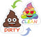 M MORCART Lustige Geschenke, Praktischer Emoji Poop Geschirrspüler-Magnet, Lustig Kackhaufen Clean Dirty Dishwasher Sign, Scherzartikel und Dekoration für Kinder und Erwachsene, Muttertagsgeschenke