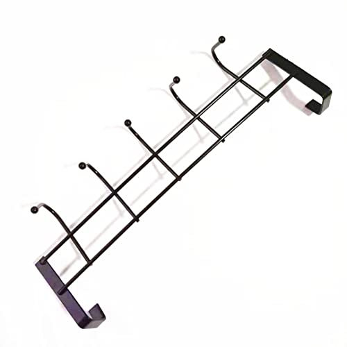 EUYIMOMO door hooks 3PCS Nail-free five hooks Cabinet door back hooks Clothes hooks Stainless steel door back hooks Kitchen cabinet door back hooks (Color : A, Size : 25.5 * 8.5 * 2.5cm)