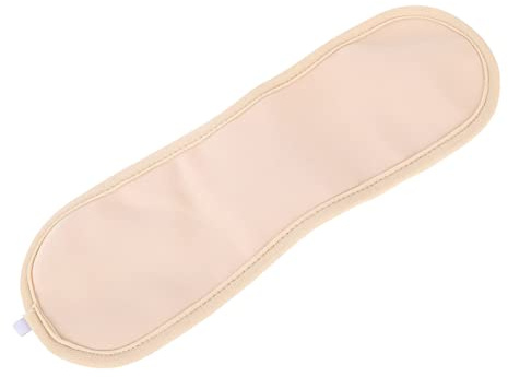 Hals-Rizinusöl-Packung, Weiche Rizinusöl-Packung für Schilddrüsenknoten Zum Schlafen (Khaki)