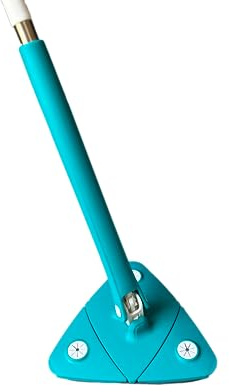 Balaigenio - Escoba triángulo Que llega a Todas Las Esquinas con escurridor Integrado, multisuperficie, multifunciones, Forma ergonómica