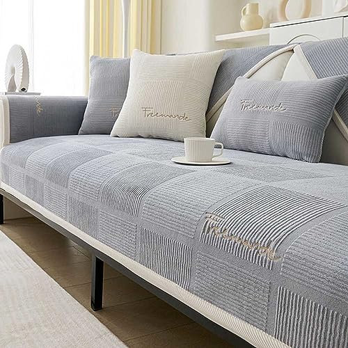 MTHGH Sofabezug Antirutsch,Anti Slip Sofa Cushion,sofaschutz Wasserdicht L Form,sofaschutz Katze Sofaschoner,Couch Bezug Ecksofa Schmutzabweisend Sofaschutz Hund Kratzschutz Katze (2, 110x160cm)