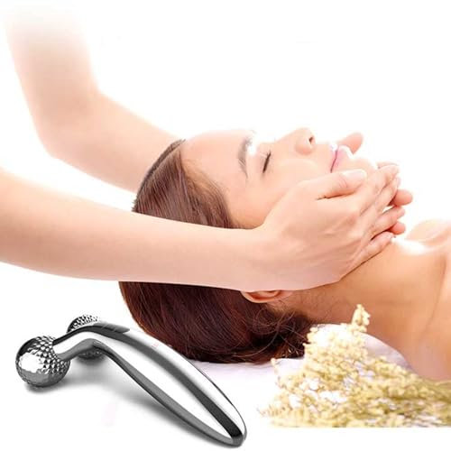 Rouleaux Pour Le Visage, Masseur Facial Anti Rides, Sloaire Electrostimulateur Peau éLectrique, Anti - âGe, Facial Roller Massager