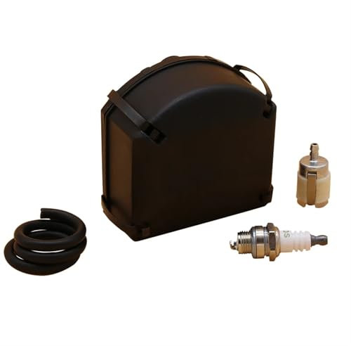 BTFWM Filtri per Manutenzione motoseghe, Filtro Aria, Tubo Carburante, Filtro Olio, Candela, for Husqvarna, 261 262 268 272, Pezzo di Ricambio for Motosega da Giardino