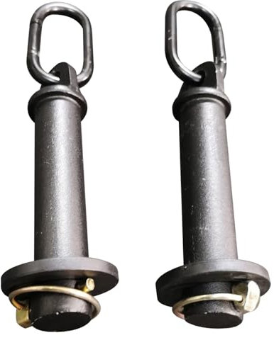 Power Cage Squat Rack, 1 Paar Squat Rack -Ansätze für Gummiband, Legierungsstahl -Stahl -Rack -Befestigungen für das Fitness -Fitnessstudio für Heimfitness, passen auf 3x3 -Rack -Ansätze mit 1 Loch,