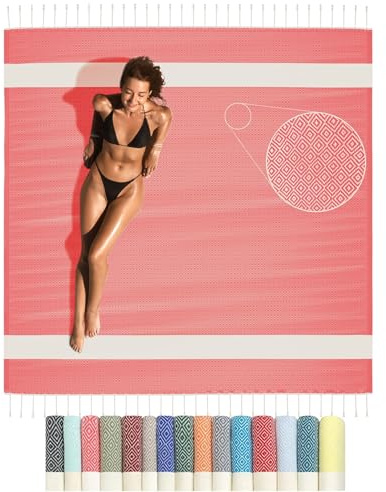 Flora Furora Saunahandtuch Saunatuch XXL 200x200 cm groß, Hamamtuch Damen + Herren: lang, platzsparend, leicht | Sauna Handtuch, Wellness Spa Tuch, Saunakilt Zubehör | Fouta Hamam Badetuch