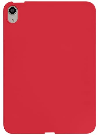 UUcovers Case for iPad mini 7 (A17 Pro) 2024 & iPad mini 6 (2021) 8.3-inch,Slim Lightweight Soft TPU Back Shockproof Cover Flexible Silicone Rubber Shell for iPad mini 7th/6th Generation 8.3, Red