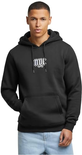 Mister Tee NYC Old English Wording Patch Hoody Black, 3XL