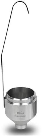 THYXGS Din 2-6 Viscosity Cup, Portable Paint Viscosity Measuring Cup, DIN Ford Viscosity Cup, with ±0.02mm Inner Diameter, for Paint Coating Aluminum Alloy
