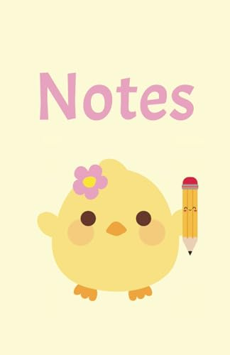 Cute Aesthetic Notebook: Wide Ruled Paper, 100 pages (5.5 x 8.5)
