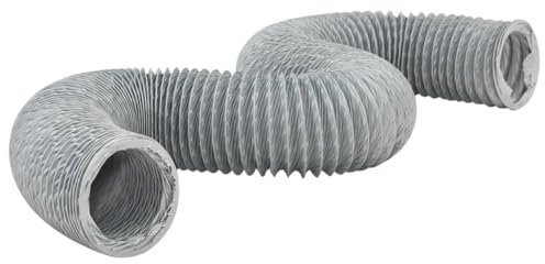 Gecheer Abluftschlauch Flexibel Klimaschlauch Flexschlauch Schlauch für Klimaanlage Trockner Abzugshaube PVC 6 m Ø12,5 cm