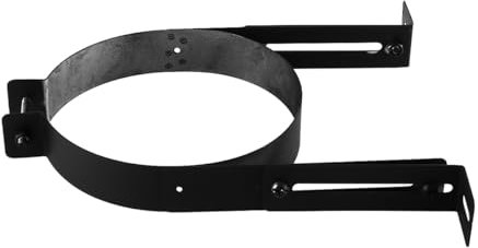 Laroal Soporte para Tubo de Chimenea, Abrazadera para conducto de Humos, Soporte de Pared, fijación para Chimenea, Colgador de Tubo de Estufa, Soporte para Tubo de Chimenea (diámetro de 15 cm)