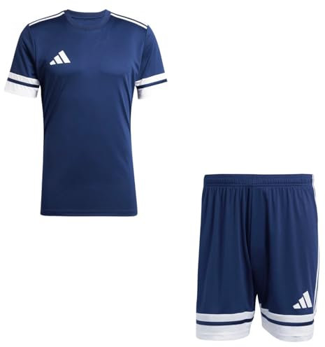 adidas Herren Set Trikot + Hose Squadra 25 Team Navy Blue2/White L
