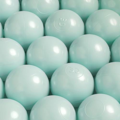MISIOO Bälle für Bällebad - Bällebad Bälle - Bälle Ø 6 cm - Plastikbälle hergestellt aus 100% LDPE - Spielzeug Baby