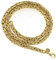 Tendenzalia Königskette rund geschliffen byzantiner Halskette doublé 6mm 60cm Schmuck für Damen und Herren, BZGYRd6-60