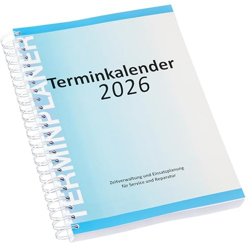 EICHNER Werkstatt-Terminkalender 2026 Terminplaner Servicetermine Reparatur